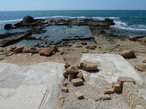 Remains of Herod's Palace at Caesarea
