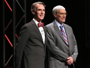 Bill Nye and Ken Hamm
